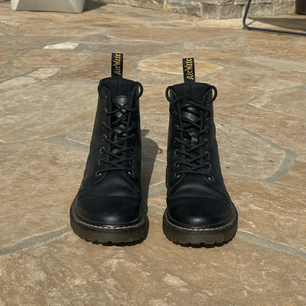 Dr. Martens Luana Black Lace-Up Boots - Picture 3 of 7